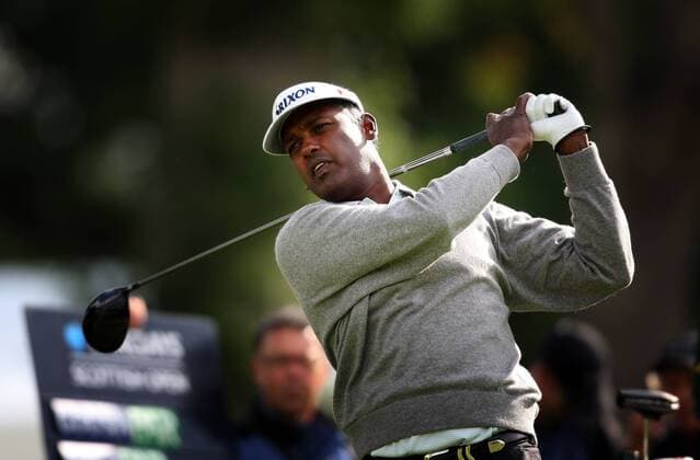 Golf - Loch Lomond - Barclays Scottish Open - Vijay Singh(FIJI) teeing off at the 10th. 
