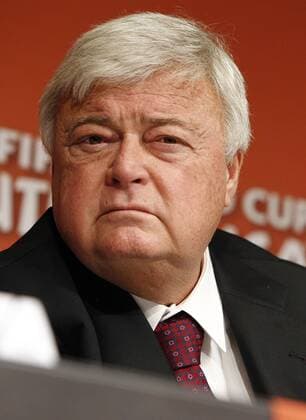 CBF Präsident Ricardo Teixeira (Brasilien) während der Pressekonferenz zur WM 2014 im eigenen Land. --- x(134)xRodolfoxBuhrerx xLaxImagemx  o0 Funktionär