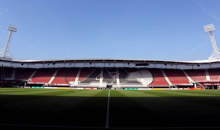 FUSSBALL - Niederländische Eredivisie, DSB Stadions, Heimspielstätte von AZ Alkmaar. 