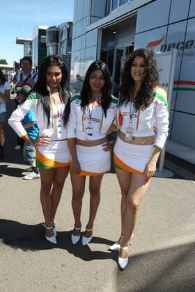 F1 Girls, Formel 1, GP Great Britain, 10.07.10