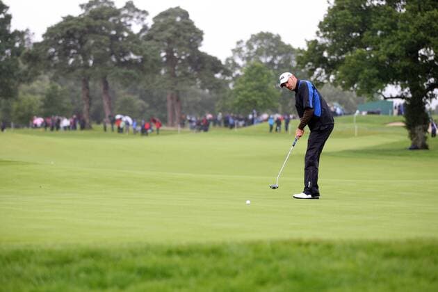 Golf - Loch Lomond - Barclays Scottish Open Gregory Havret (FRA), during the fourth round of the Barclays Scottish Open Golf Championship at Loch Lomond. 