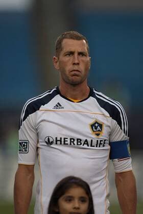 10 JUL 2010: Los Angeles Galaxy s Gregg Berhalter (16). New England Revolution defeated the Los Angeles Galaxy 2-0 in a regular season Major League Soccer match at Gillette Stadium in Foxborough, Massachusetts on July 10, 2010. Icon482100710059 EDITORIAL USE ONLY
