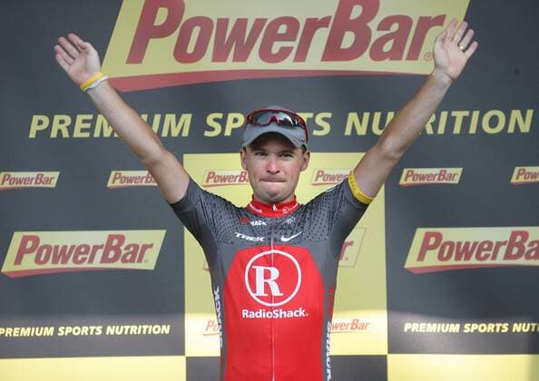 14.07.2010 Gap, Radsport 97. Tour de France 2010, 10. Etappe Chambery - Gap, Sergio PAULINHO POR RSH Etappensieger 10. Etappe o0 Jubel Freude