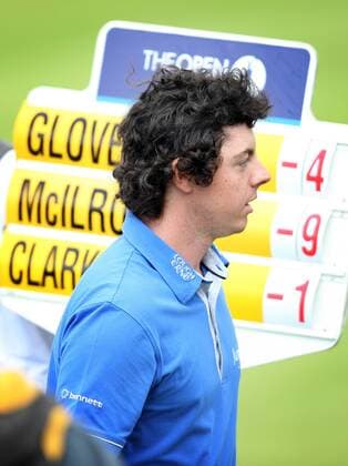 Golf- St Andrews - The Open Championship: Rory McIlroy of Northern Ireland shoots a nine under during the first round of The Open Championship at St Andrews 15th July 2010  o0 Nordirland Mc Ilroy