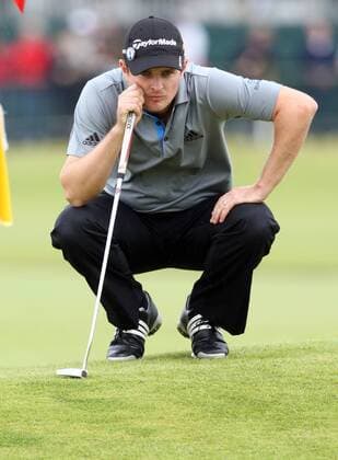 Golf- St Andrews - The Open Championship: Justin Rose of England of England during the first round of The Open Championship at St Andrews 15th July 2010 