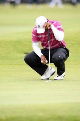 Golf- St Andrews - The Open Championship: Tiger Woods of USA during the first round of The Open Championship at St Andrews 15th July 2010 