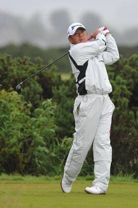 16 07 2010 Hirafumi Miyase (JPN) in action on the Old Course , St Andrews, Fife, Scotland in the Second round of the British Open Championship xKevinxBatchelorx  ActionPlus11071120 Content restricted for UK based newspaper