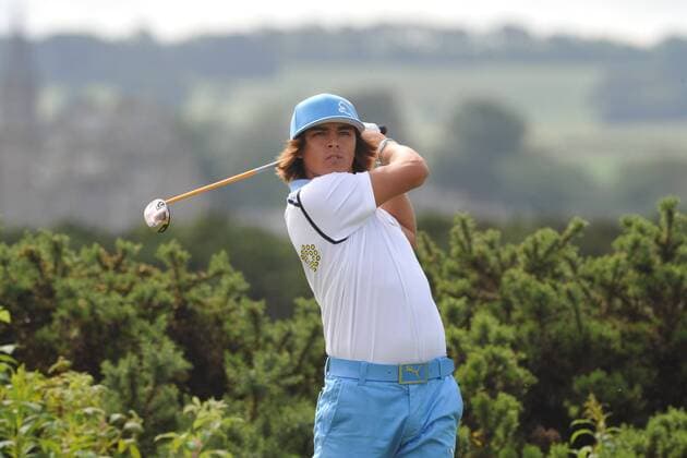 16 07 2010 Rickie Fowler (USA) in action on the Old Course , St Andrews, Fife, Scotland in the Second round of the British Open Championship xKevinxBatchelorx  ActionPlus11071148 Content restricted for UK based newspaper