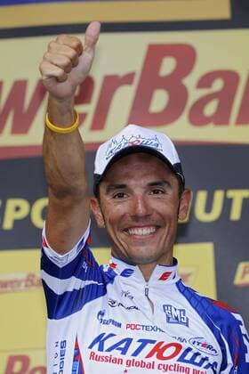 Tour de France 2010 - Etappe 12 - 16.07.2010 - Bourg de Peage Mende - Etappensieger Joaquim Rodriguez Oliver (ESP) - Katusha team - xPhotoNewsx -  o0 Jubel Freude