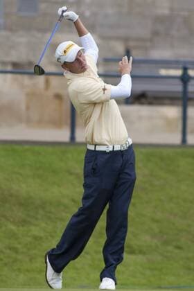 ST ANDREWS SCOTLAND. 17-07-2010. Marcel SIEM from Germany in action during the third round of The Open Championship (also known as The British Open) played on The Royal and Ancient Old Course. xMitchellxGunnx  ActionPlus11071321 Content restricted for UK based newspaper