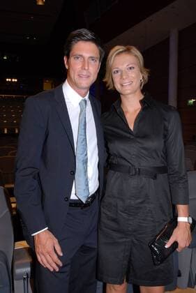 Maria Riesch mit ihrem Partner Markus Höfl bei der Verleihung zum Bayerischen Sportpreis 2010 am 17.7.2010 in München Bayerischer Sportpreis 2010 in München  o0 Ski Alpin Skisport Partner, Mann, Familie