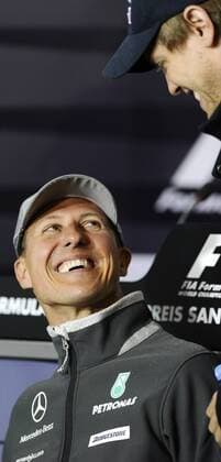 Li. Michael Schumacher, GER, Mercedes, re. Sebastian Vettel, GER, Red Bull, Formel 1, Hockenheim, 22.07.2010 