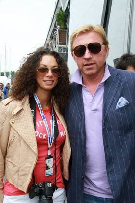 Boris Becker (GER) und Frau Lilly, Formel 1, GP Deutschland in Hockenheim, 25.7.10