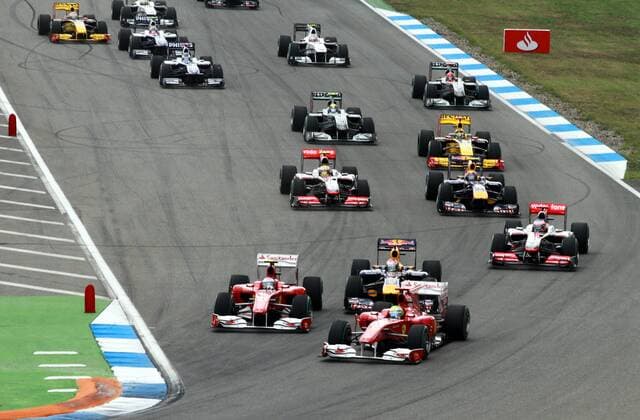 Start, Formel 1, GP Deutschland in Hockenheim, 25.7.10