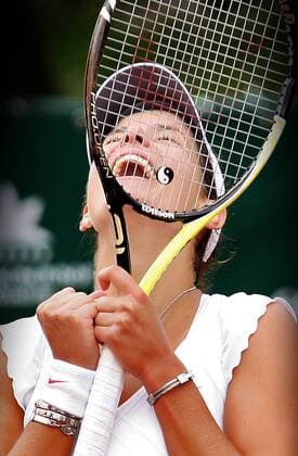 TENNIS - WTA, Gastein Ladies BAD GASTEIN,AUSTRIA,25.JUL.10 - TENNIS - WTA, Nuernberger Gastein Ladies. Bild zeigt den Jubel von Siegerin Julia Görges (GER).  o0 Jubel Freude