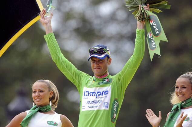 Tour de France 2010: Sprintsieger ALESSANDRO PETACCHI Lampre - 20 Etappe : LONGJUMEAU - PARIS CHAMPS-ELYSEES xPHOTONEWSx  o0 Jubel Freude