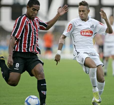 Cleber Santana, Neymar, Santos FC - Sao Paulo FC x(8)xNelsonxAntoinex xFotoarenax  (1342)