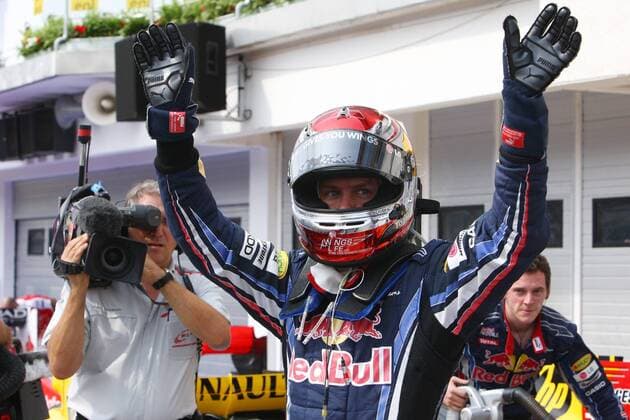Pole, Sebastian Vettel, Red Bull Racing, Formel 1, GP von Ungarn in Budapest, 31.7.10