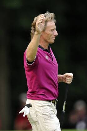 August 1, 2010.Bernhard Langer GER after securing the 31st U.S. Senior Open Championship at Sahalee Country Club in Sammamish, Washington. .. - ZUMAch4 o0 Sieg Jubel Freude