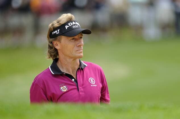 August 1, 2010.Bernhard Langer GER looks toward the 10th hole while standing in a greenside bunker during the final round of the 31st U.S. Senior Open at Sahalee Country Club in Sammamish, Washington. .. - ZUMAch4
