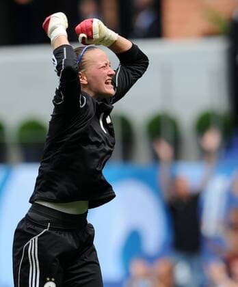 FUSSBALL FRAUEN FIFA U 20 WELTMEISTERSCHAFT 2010 FINALE Deutschland - Nigeria 01.08.2010 Almuth SCHULT (Deutschland) jubelt nach dem Tor zum 1:0  o0 Jubel, Freude, Emotionen