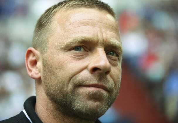 Techniktrainer Thomas Icke HÄSSLER (Köln) - Liga Total Cup 2010 in Gelsenkirchen - Hamburger SV (HSV Hamburg) - 1. FC Köln (weiss)