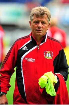 04-08-2010 Fussball Herren Bundesliga Bayer 04 Leverkusen Co Trainer Peter Hermann Leverkusen