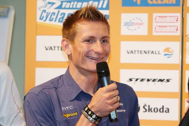 Hamburg Vattenfall Cyclassics 2010, Pressekonferenz: Andre Greipel (GER, HTC Columbia) - xHOCHxZWEIx xMaltexChristiansx