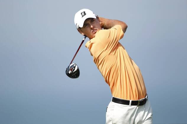 Charles Howell III (USA) tees off on the 4th hole during the first round of the 92nd PGA Championship at Whistling Straits in Kohler, Wisconsin on August 12, 2010.  BKX2010081243