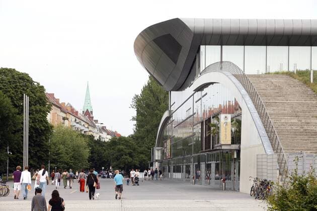 Berlin - Pankow (Ortsteil Prenzlauer Berg): Max-Schmeling-Halle: Multifunktionshalle fuer Grossveranstaltungen o0 Halle
