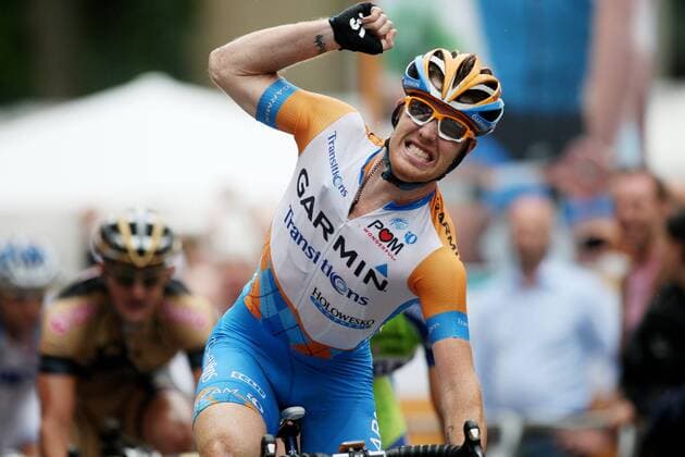 Sports - Sport: Cycling - Radrennen: Hamburg Vattenfall Cyclassics 2010, ---Sieger Tyler Farrar, Garmin Transitions --- xHOCHxZWEIx xMaltexChristiansx o0 Jubel Freude