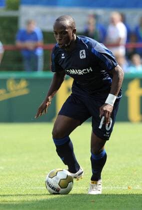 14.08.2010,Fussball, DFB-POKAL, 1. RUNDE, Saison 2010 2011, SC VERL - TSV 1860 MÜNCHEN 1 - 2 Savio Nsereko (TSV 1860 München)