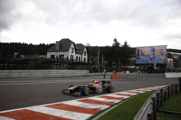 Mark Webber (Red Bull Racing) GP Belgien 2010 Formel 1 Grand Prix Belgien 2010