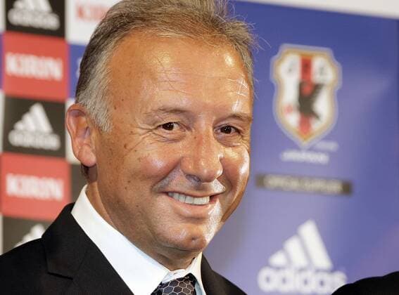 ALBERTO ZACCHERONI attends a press conference announcing of his appointment as Japan s national football coach in Tokyo, Japan. Zaccheroni is to coach the national team to prepare for the next World Cup. - ZUMAjn1
