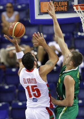Fadi EL KHATIB (Lebanon, L) - Lebanon vs. Lithuania - 2010 FIBA World Championship in Izmyr - 