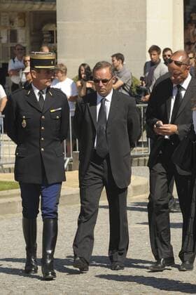 Trauerfeier - Begräbnis von Laurent Fignon FRA - 03.09.2010 - Bernard Hinault - - Friedhof Pere Lachaise Paris - JBAutissier - 
