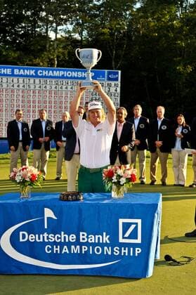 Sep. 06, 2010 - Norton, Massachusetts, USA - CHARLEY HOFFMAN wins the Deutsche Bank Championship with a final score of 22 under, tying a tournament record at the TPC Boston. - ZUMAq39 o0 Siegerehrung