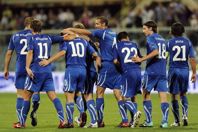 Florenz, Euro Quali, ITA, Antonio Cassano (3L)  o0 Jubel Freude