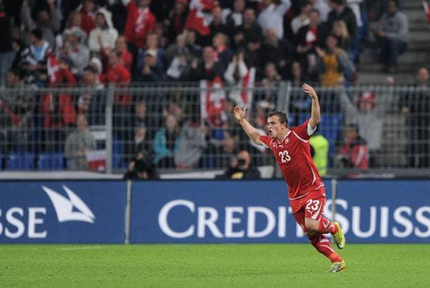 EM Quali Gruppe G 07.09.2010 - Schweiz vs. England - Xherdan SHAQIRI (SUI) - 