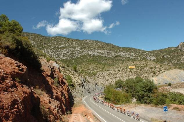 Vuelta a Espana 2010 - 12. Etappe - Andorra la Vella - Lleida - Peloton - 
