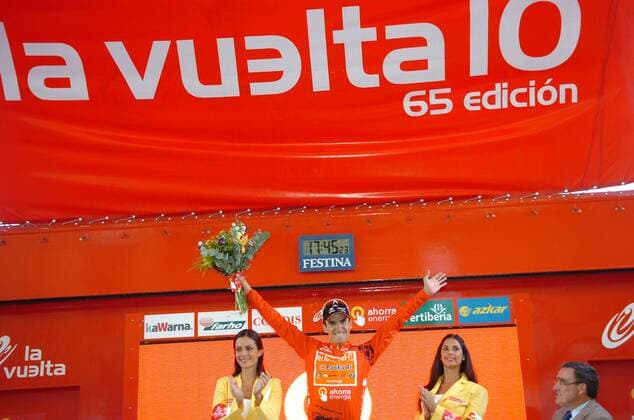 Vuelta a Espana 2010 - 12. Etappe - Andorra la Vella - Lleida - Gesamtführender Anton Igor Hernandez (Euskaltel - Euskadi) - 