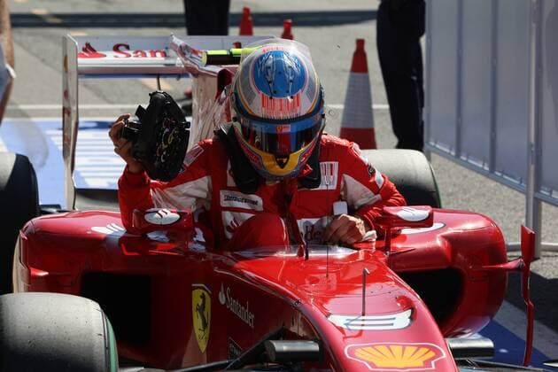 Qualifying, Fernando Alonso (ESP), Scuderia Ferrari, F10 pole position Italian Grand Prix 09-12 September 2010 