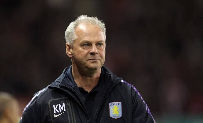 Fußball, Trainerhistorie, Aston Villa Disappointment for Villa caretaker Coach Kevin MacDonald Barclays Premier League Stoke City v Aston Villa 13th September, 2010 EDITORIAL USE ONLY. No use with unauthorised audio, video, data, fixture lists, club league logos or live services. Online in-match use limited to 120 images, no video emulation. No use in betting, games or single club league player publications. o0 Mac Donald