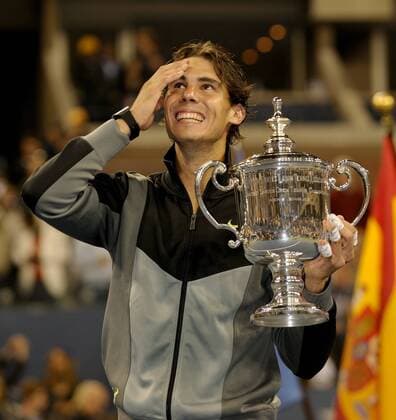 Rafael Nadal (Spanien) - Sieger der US Open 2010 Icon126110 EDITORIAL USE ONLY