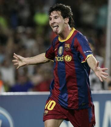 Lionel Messi - FC Barcelona (Barca) - Panathinaikos Athen (grün) - Champions League 2010 2011 xVIxMarcaxMediaxIVx 174003