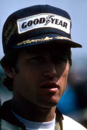 Kenny Roberts (USA Yamaha)  o0 Porträt Sponsor Werbung Wirtschaft Goodyear