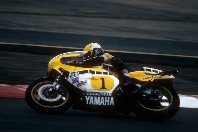 Kenny Roberts (USA Yamaha)  o0 Freisteller Aktion 500er, 500ccm, 500-er, ccm