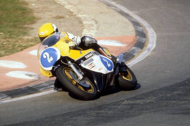 Kenny Roberts (USA Yamaha)  o0 Freisteller Aktion 350er, 350ccm, 350-er, ccm