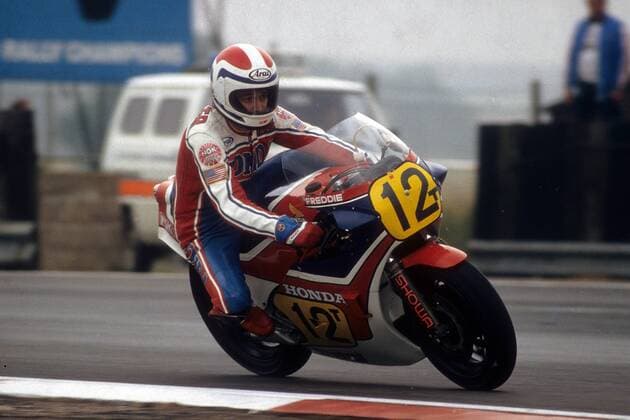 Freddie Spencer (USA Honda)  o0 Freisteller Aktion 500er, 500ccm, 500-er, ccm