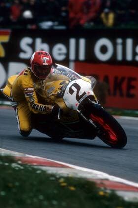 Kenny Roberts (USA Yamaha)  o0 Freisteller Aktion 500er, 500ccm, 500-er, ccm